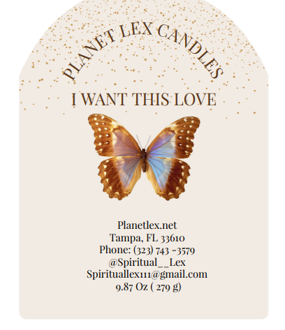 I WANT THIS LOVE CANDLE
