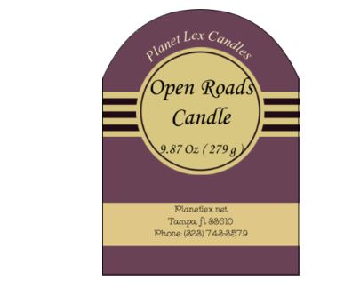 Open Roads Candle