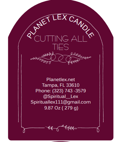 Cutting All Ties Candle